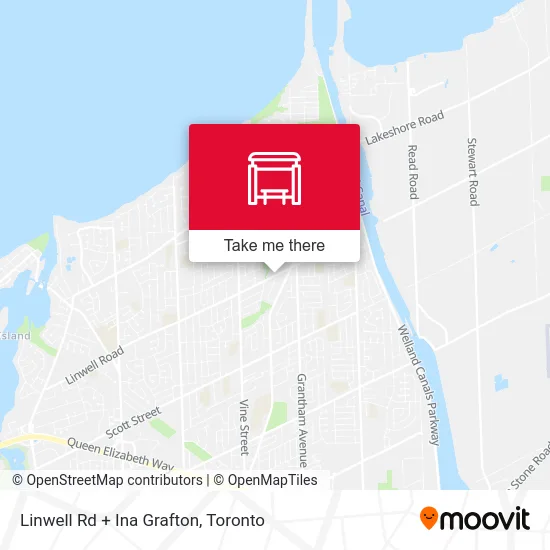 Linwell Rd + Ina Grafton map