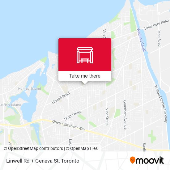 Linwell Rd + Geneva St map