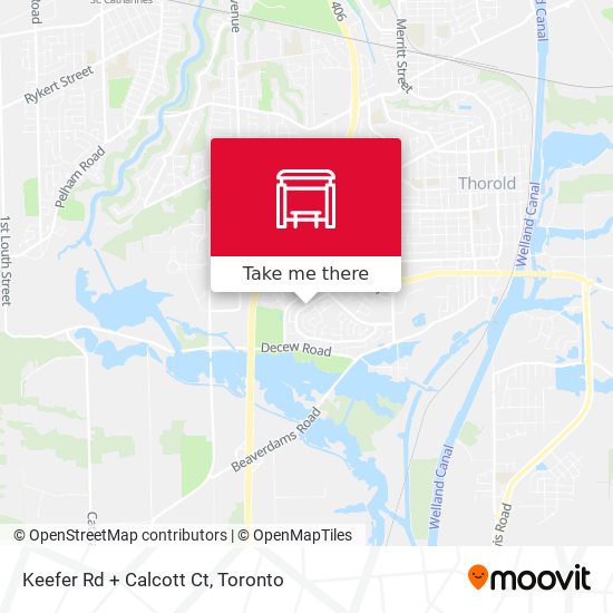 Keefer Rd + Calcott Ct plan