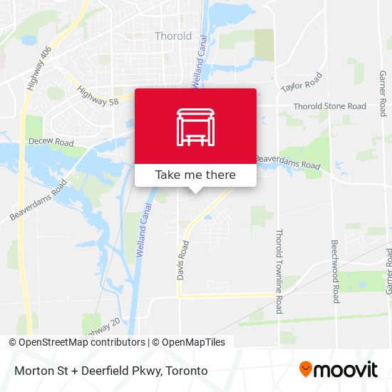 Morton St + Deerfield Pkwy map