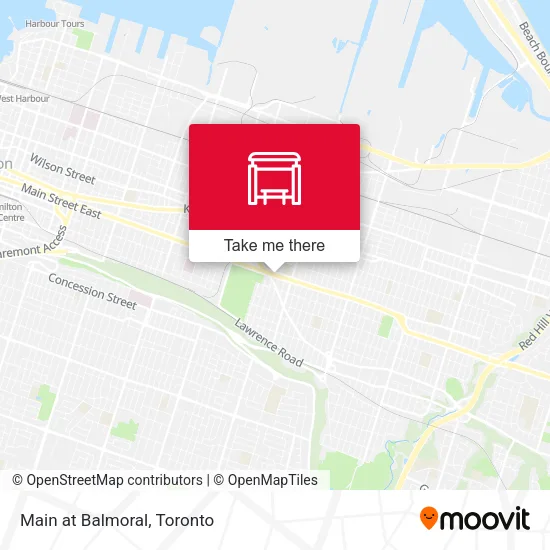 Main at Balmoral map
