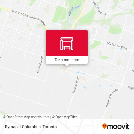 Rymal at Columbus map