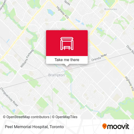 Peel Memorial Hospital map