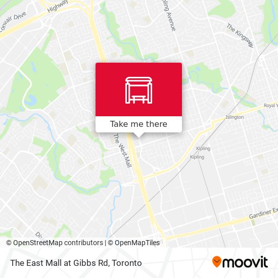 The East Mall at Gibbs Rd map