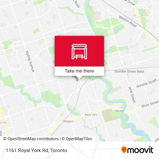 1161 Royal York Rd map