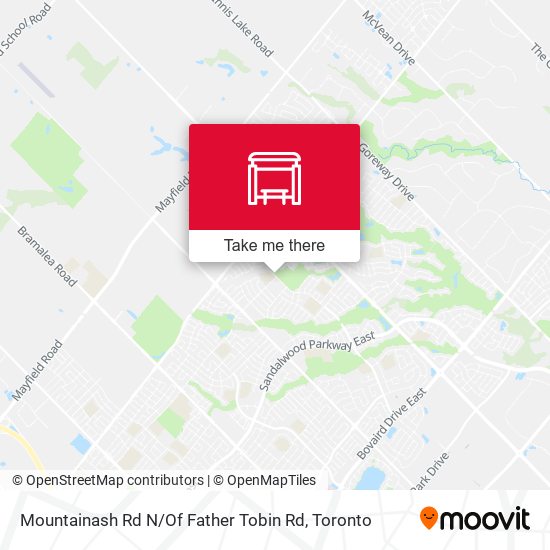 Mountainash Rd N / Of Father Tobin Rd map