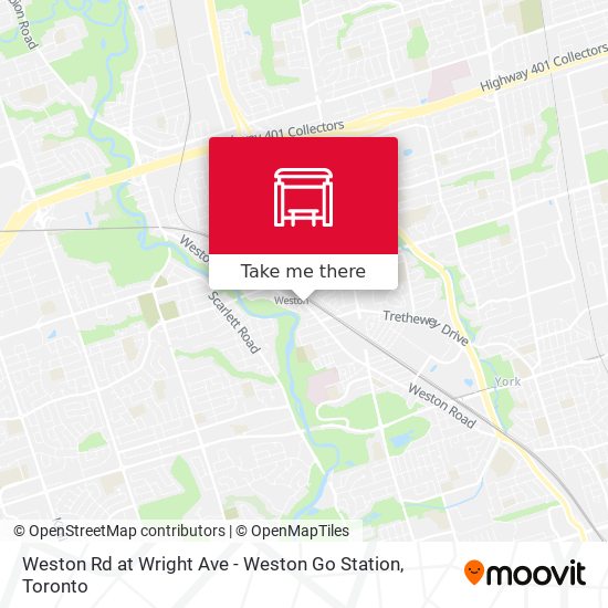 Weston Rd at Wright Ave - Weston Go Station plan