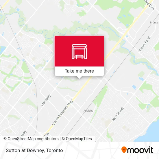 Sutton at Downey map