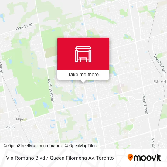 Via Romano Blvd / Queen Filomena Av map