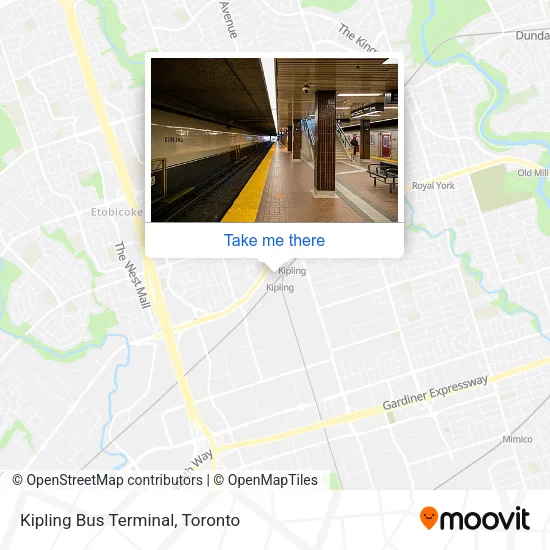 Kipling Bus Terminal plan