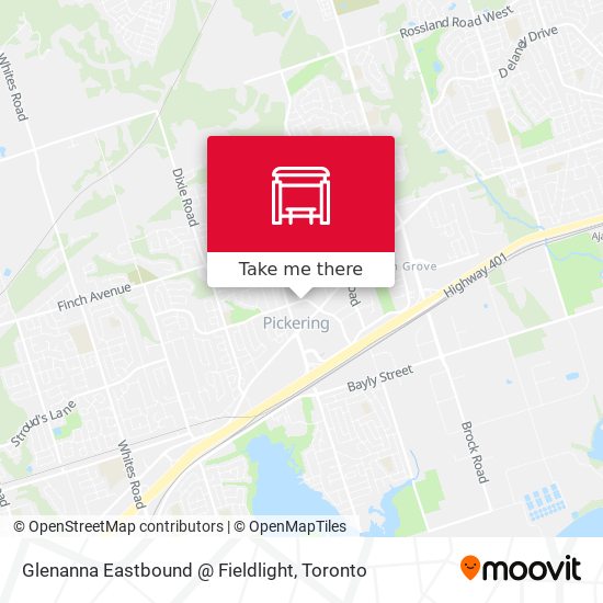 Glenanna Eastbound @ Fieldlight map