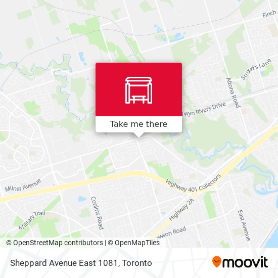 Sheppard Avenue East 1081 plan