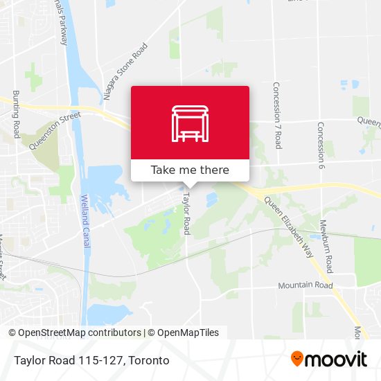 Taylor Road 115-127 map