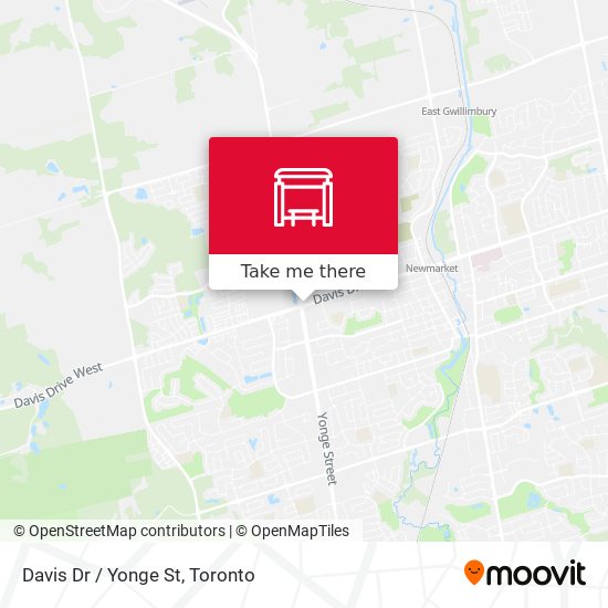 Davis Dr / Yonge St map