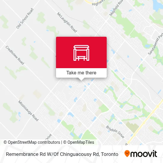 Remembrance Rd W / Of Chinguacousy Rd map