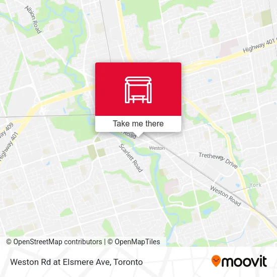Weston Rd at Elsmere Ave plan