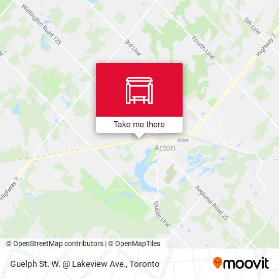 Guelph St. W. @ Lakeview Ave. map