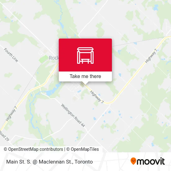 Main St. S. @ Maclennan St. map
