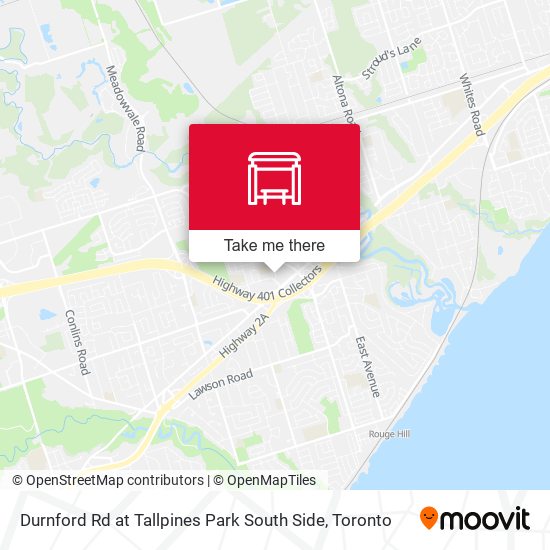 Durnford Rd at Tallpines Park South Side map