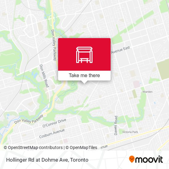 Hollinger Rd at Dohme Ave map