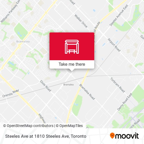 Steeles Ave at 1810 Steeles Ave map