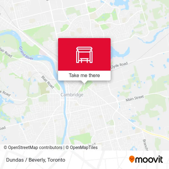 Dundas / Beverly map