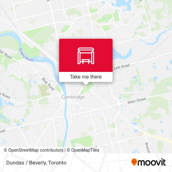 Dundas / Beverly map