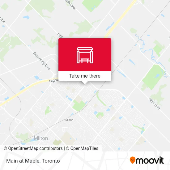Main at Maple map