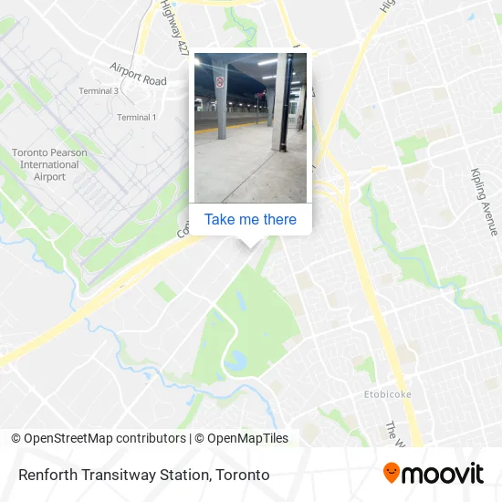 Renforth Transitway Station map