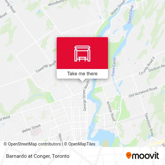 Barnardo at Conger map