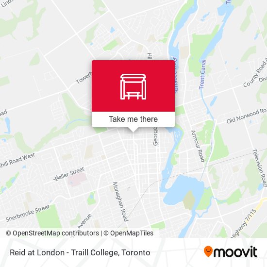 Reid at London - Traill College map