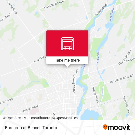 Barnardo at Bennet map