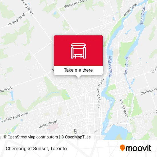 Chemong at Sunset map