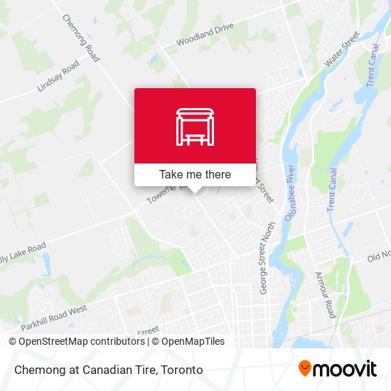 Chemong at Canadian Tire map