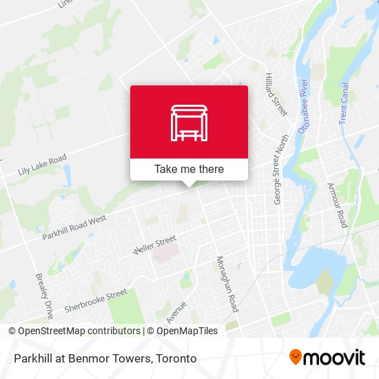 Parkhill at Benmor Towers map