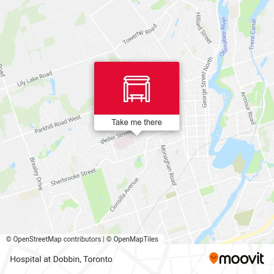 Hospital at Dobbin map