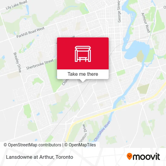 Lansdowne at Arthur map