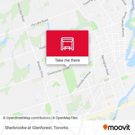 Sherbrooke at Glenforest map
