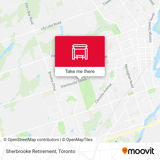 Sherbrooke Retirement map