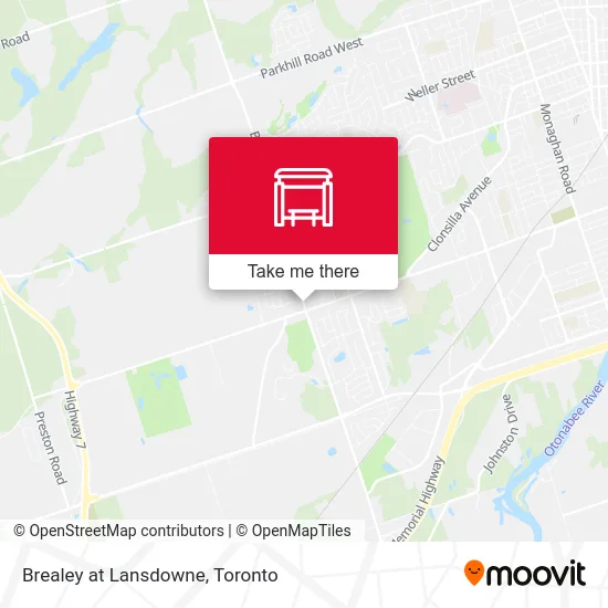 Brealey at Lansdowne map