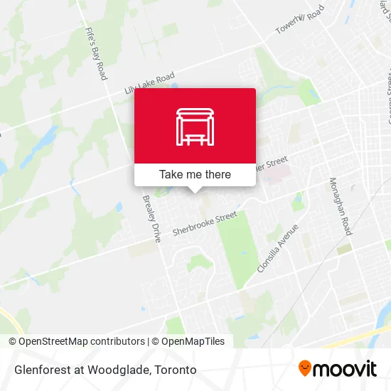 Glenforest at Woodglade map