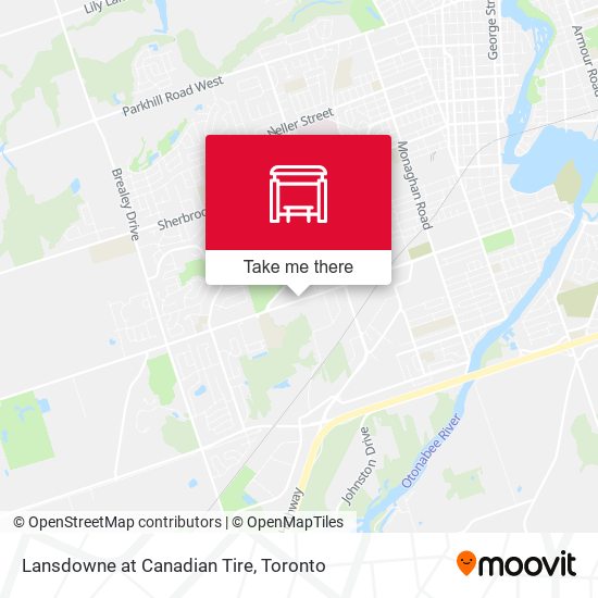 Lansdowne at Canadian Tire map