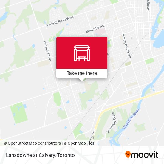 Lansdowne at Calvary map