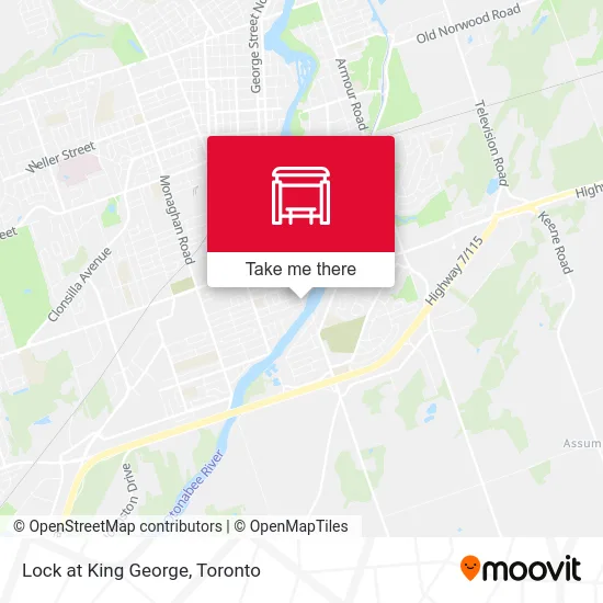 Lock at King George map