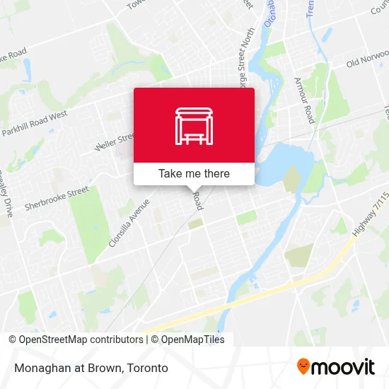 Monaghan at Brown map