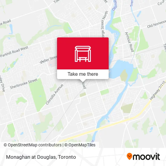 Monaghan at Douglas map