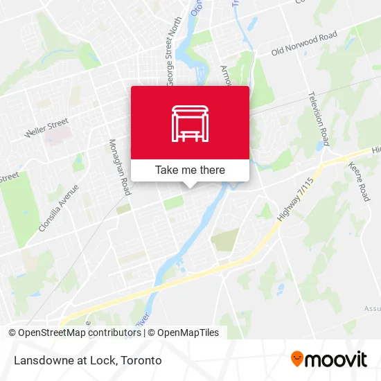 Lansdowne at Lock map
