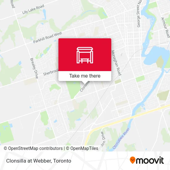 Clonsilla at Webber map