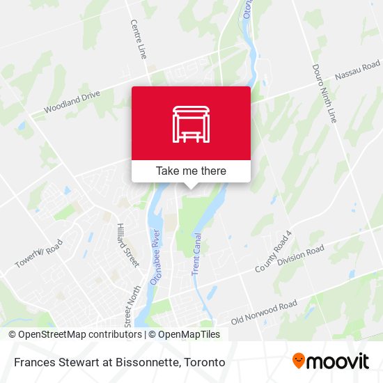 Frances Stewart at Bissonnette map