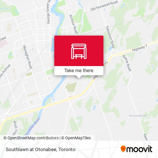 Southlawn at Otonabee map